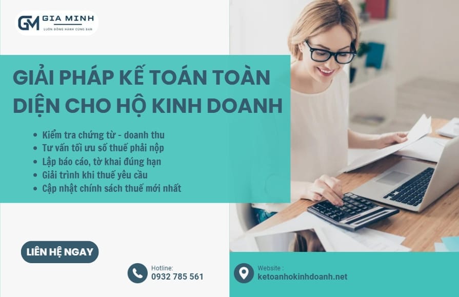 Ghi chép sổ sách kế toán quán ăn