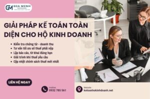 Hạch toán kế toán hộ kinh doanh dịch vụ du lịch