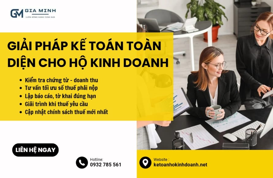 tư vấn kế toán cho hộ kinh doanh