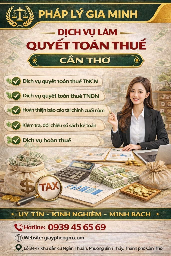 báo cáo thuế bình thủy