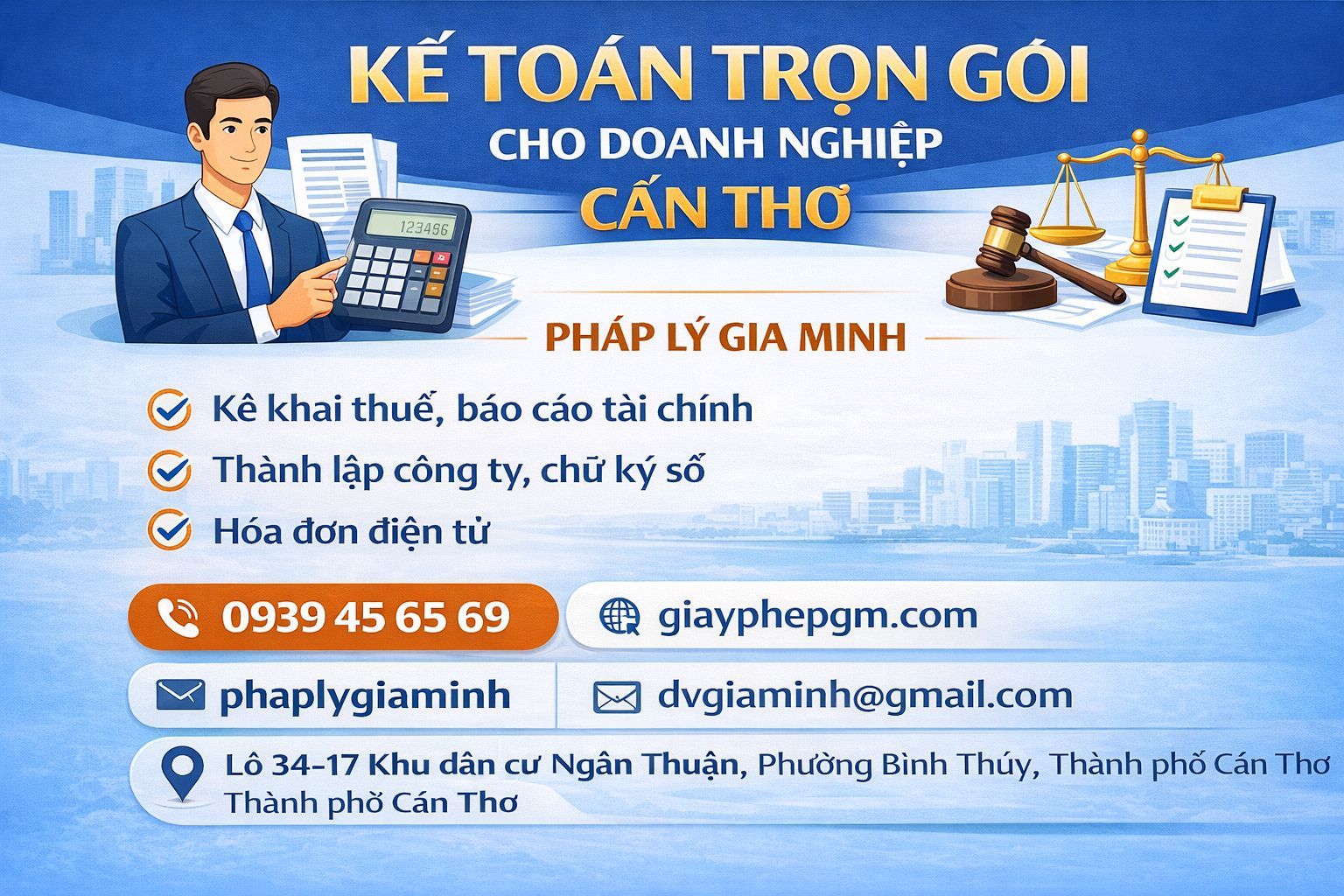 dịch vụ kế toán thuế Cần Thơ chuyên nghiệp