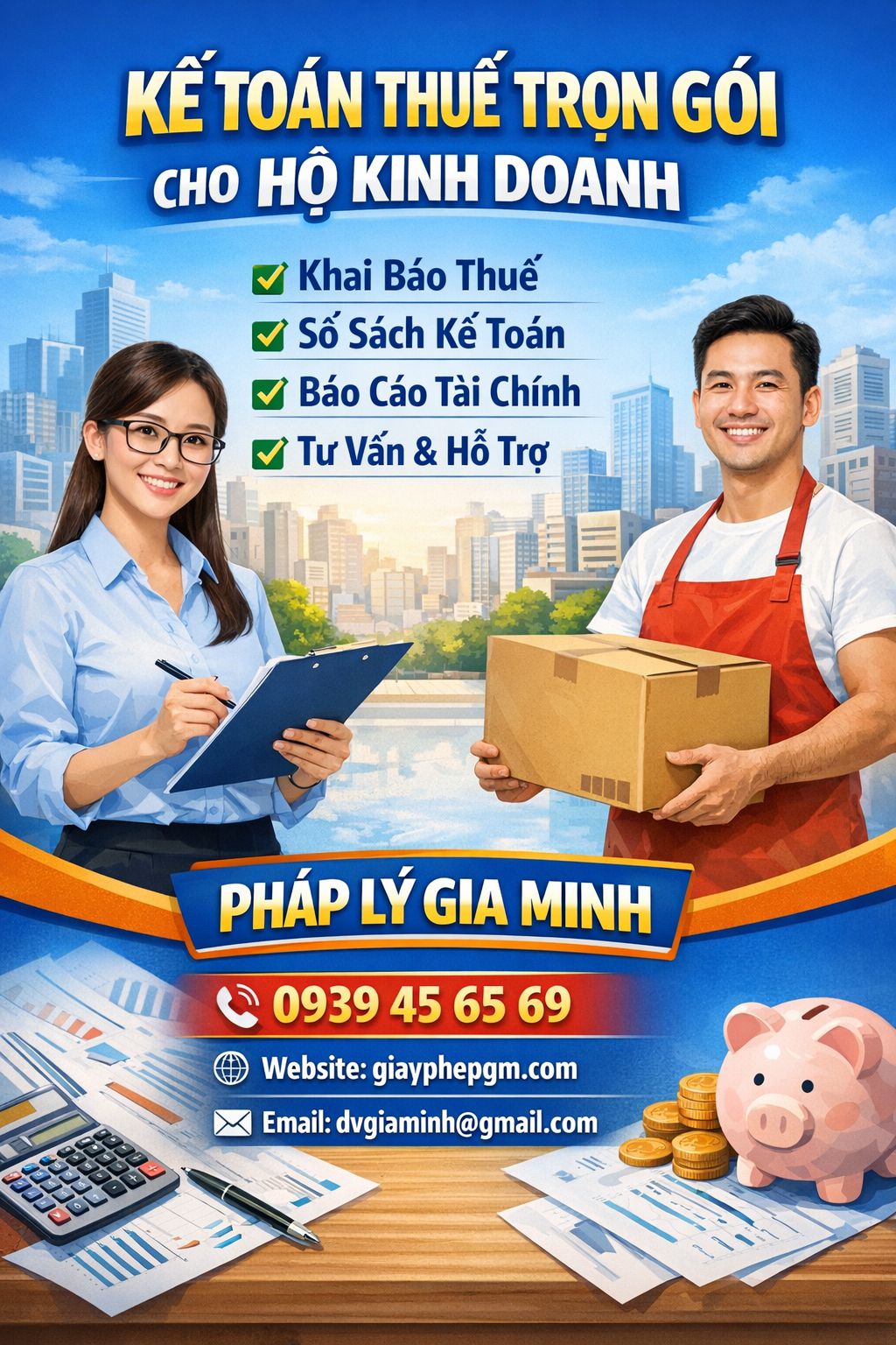 dịch vụ kế toán trọn gói Cần Thơ