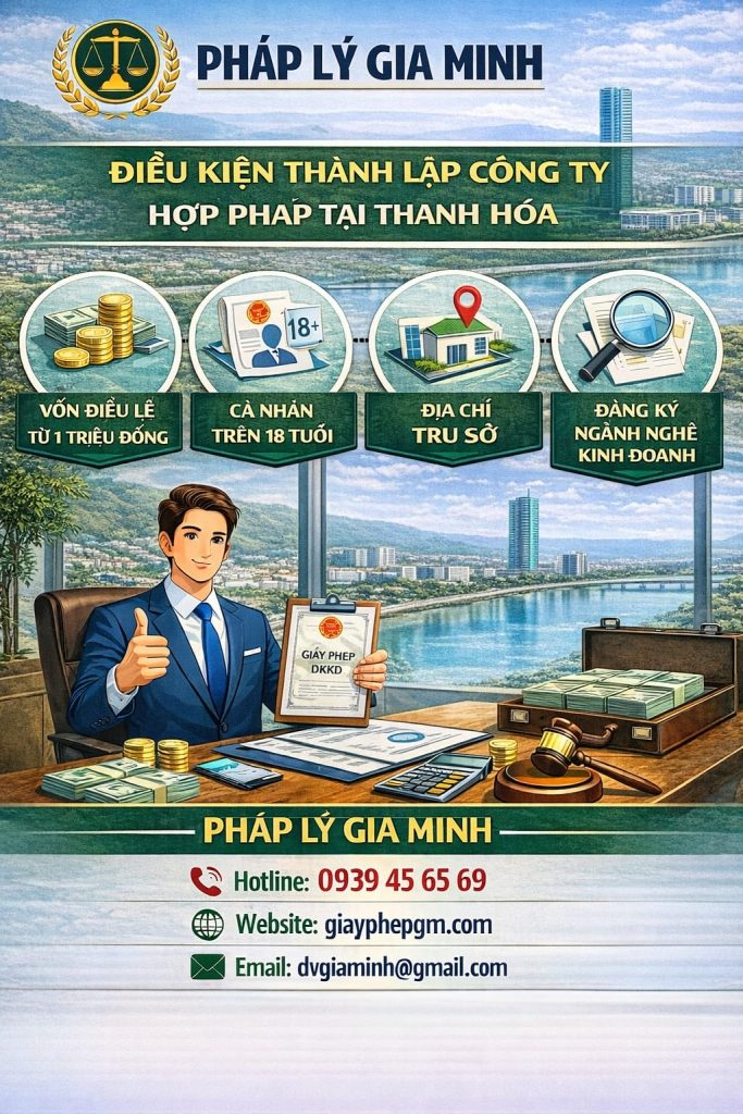 Quy trình thành lập doanh nghiệp tại Thanh Hóa
