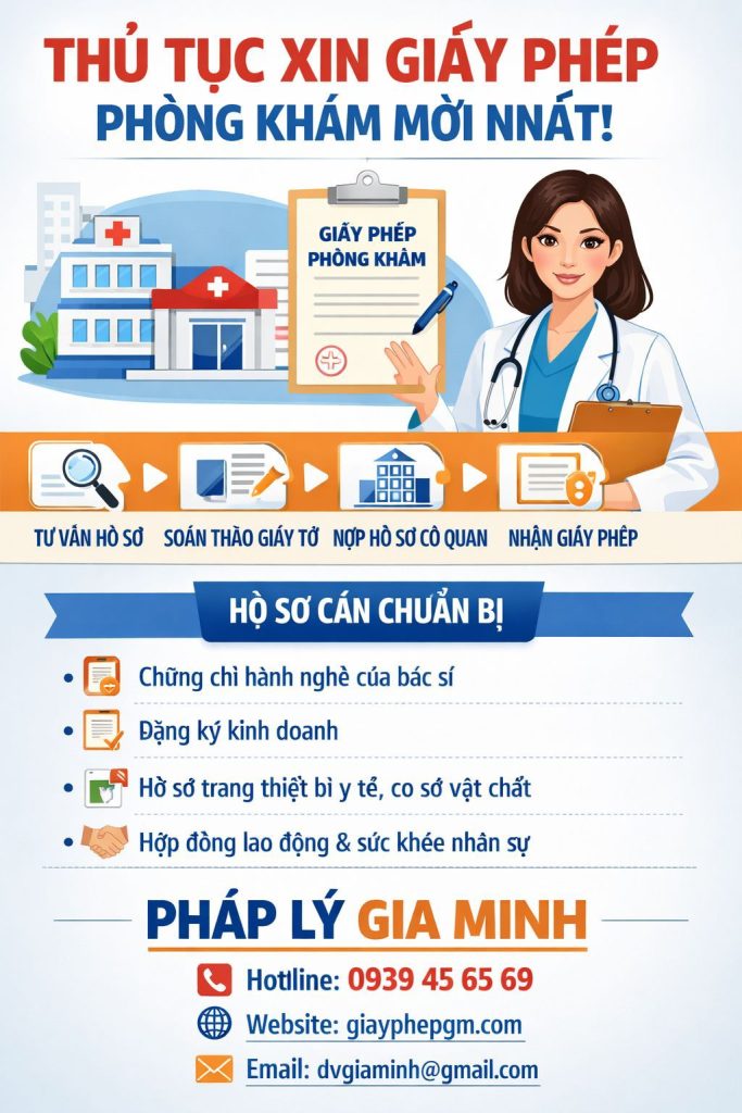 Quy trình xin giấy phép phòng khám