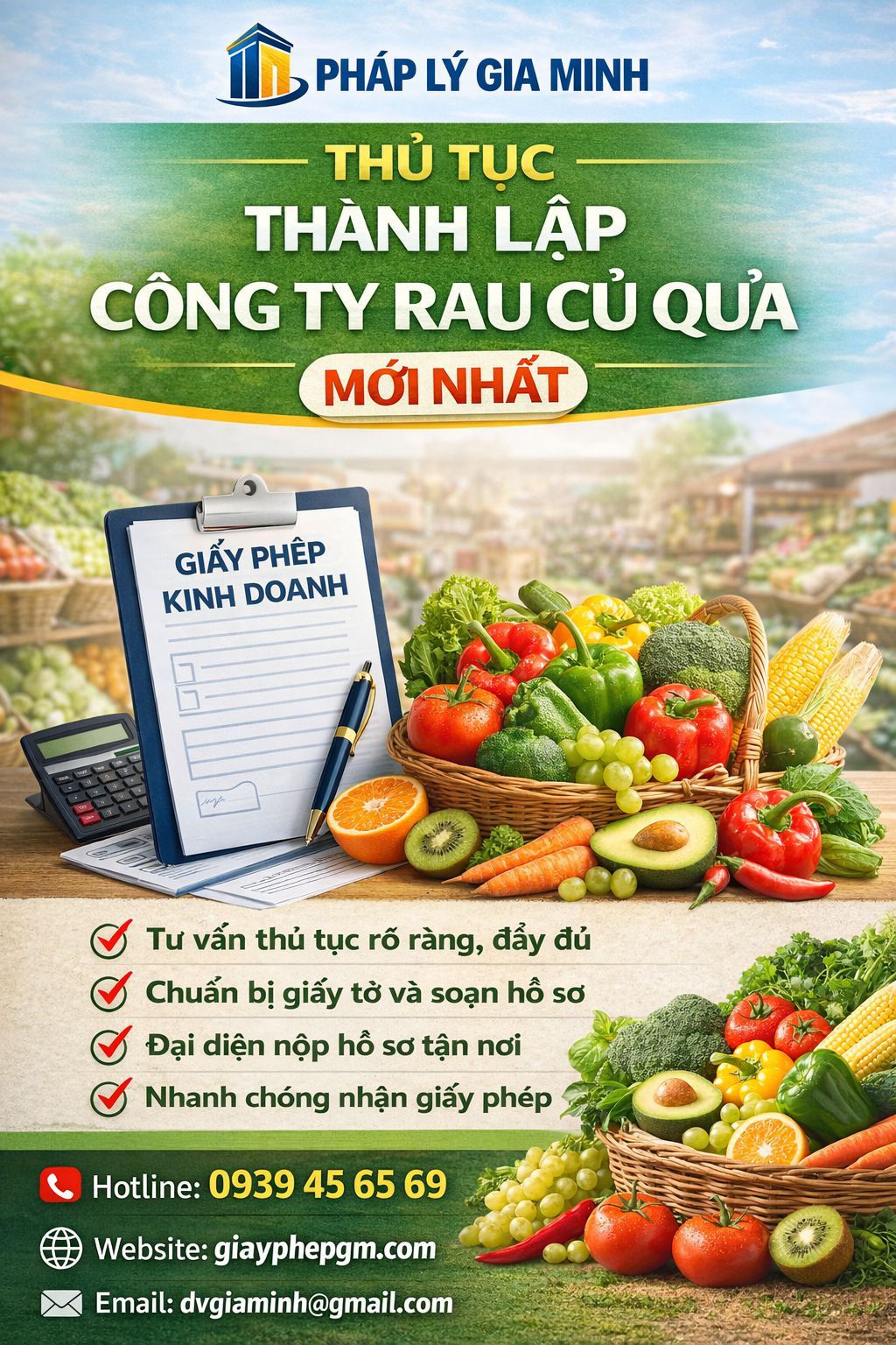 thủ tục đăng ký hộ kinh doanh rau của quả