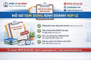 thu tuc tam ngung hoạt động chi nhanh doanh nghiep