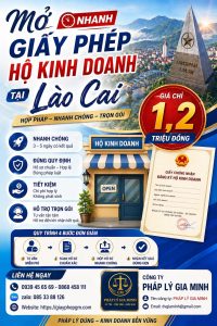 chi phí thành lập hộ kinh doanh tại lào cai