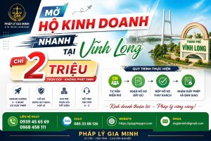 chi phí thành lập hộ kinh doanh tại vĩnh long