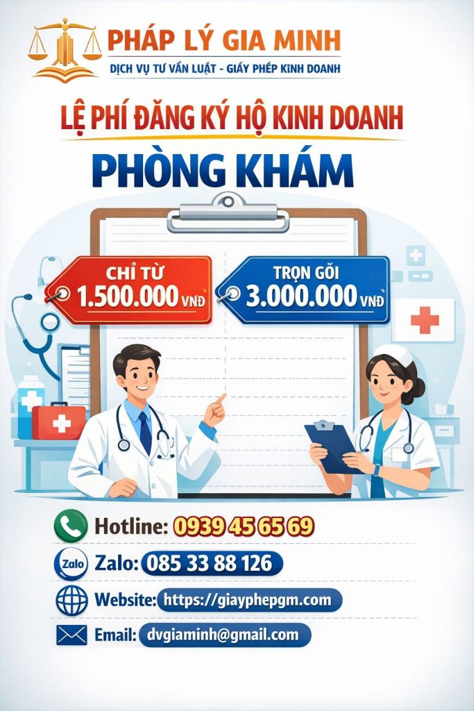 thủ tục đăng ký hộ kinh doanh phòng khám