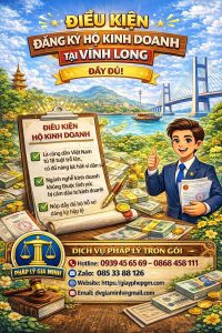 đăng ký hộ kinh doanh quán ăn tại vĩnh long