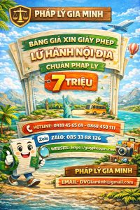 hồ sơ cấp giấy phép kinh doanh lữ hành nội địa