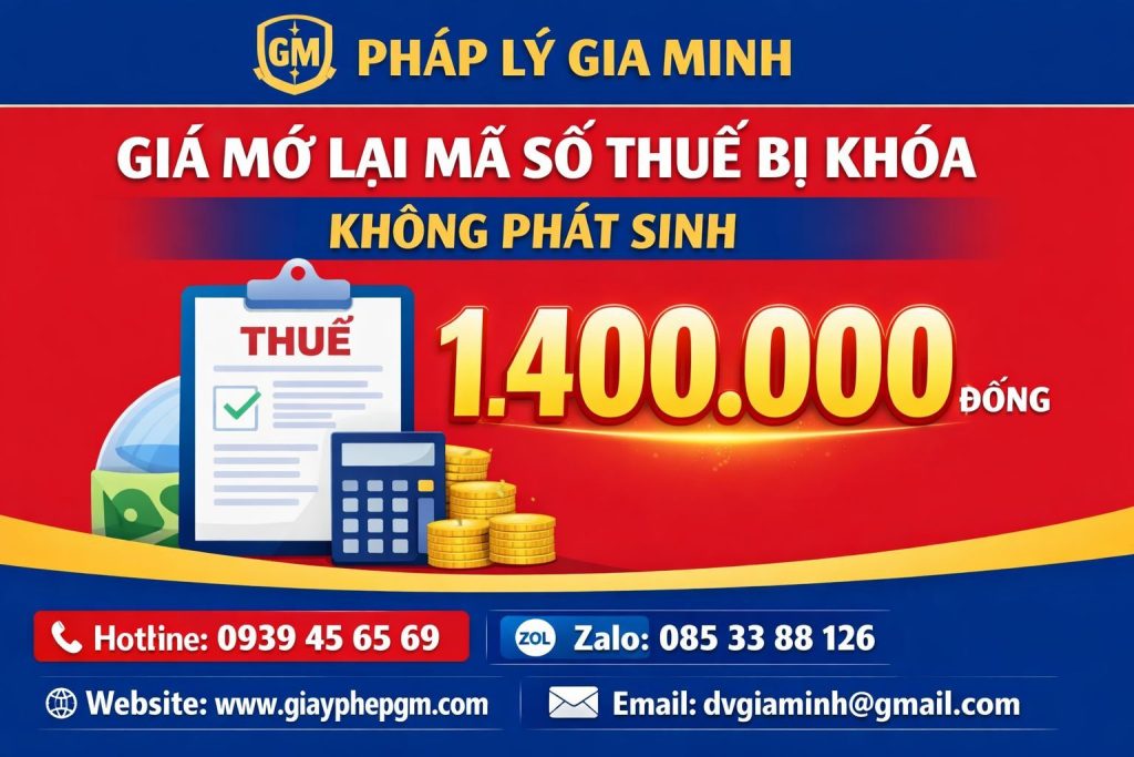 Mở lại mã số thuế doanh nghiệp nhanh gọn