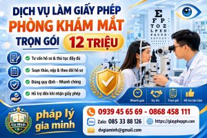 mở phòng khám mắt chuyên khoa đúng luật tại sơn la