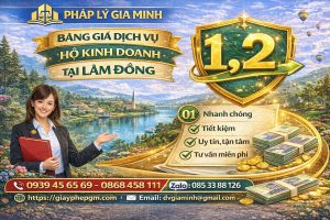 thủ tục đăng ký hộ kinh doanh tại lâm đồng