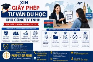 Chi phí xin giấy phép hoạt động tư vấn du học