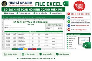 File excel sổ sách kế toán hộ kinh doanh