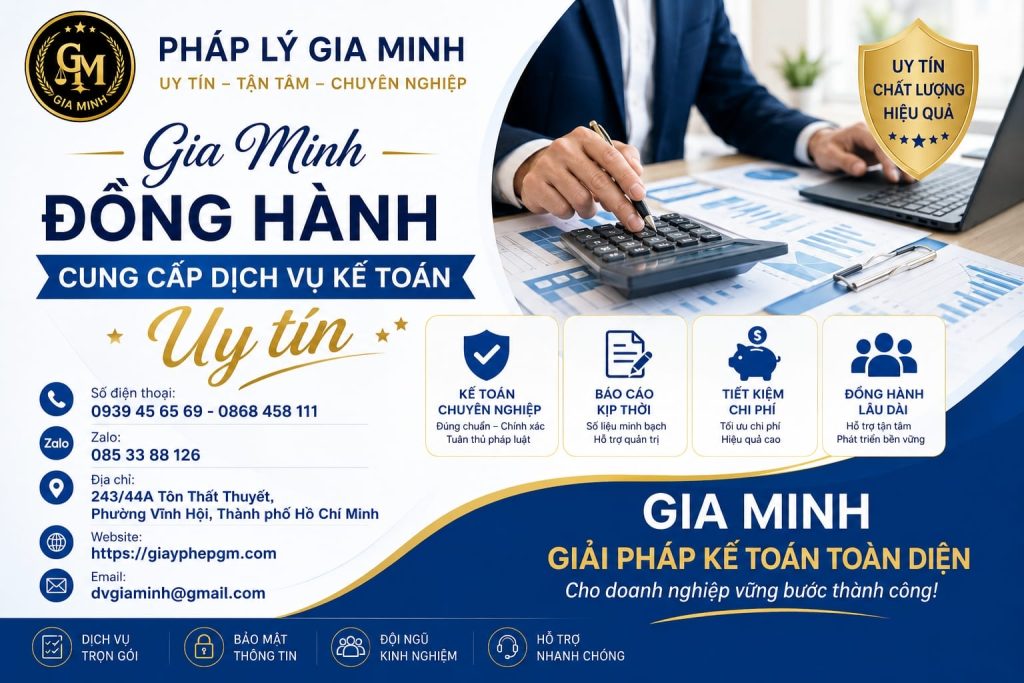 Gia Minh hợp tác dịch vụ kế toán chuyên nghiệp và bền vững 9 Gia Minh đồng hành cung cấp dịch vụ kế toán uy tín