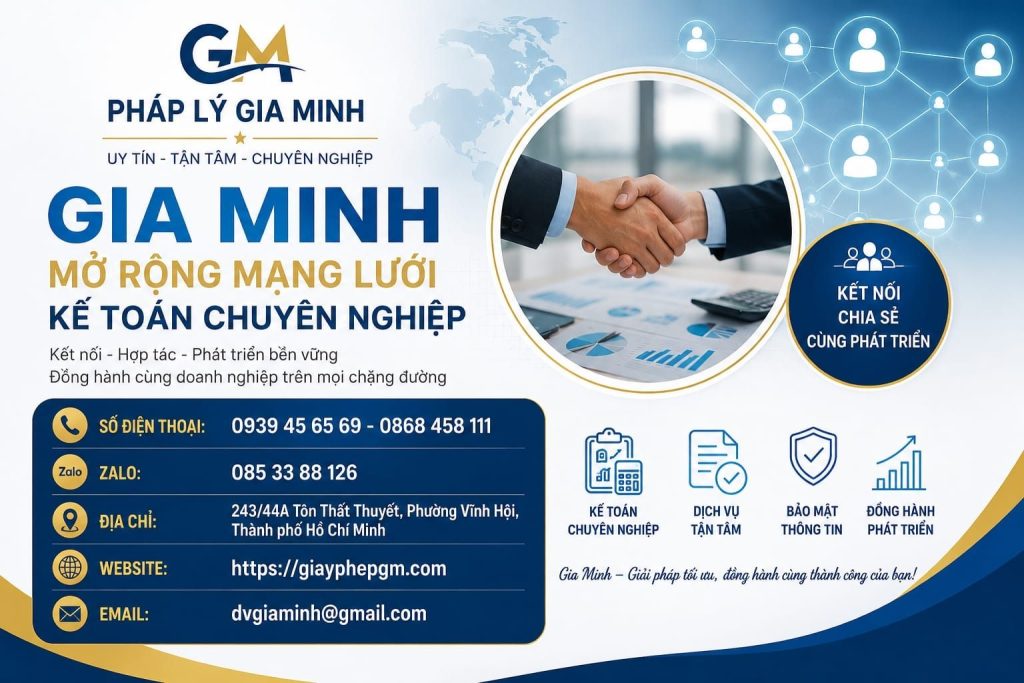 Gia Minh hợp tác dịch vụ kế toán chuyên nghiệp và bền vững 5 Gia Minh mở rộng mạng lưới kế toán chuyên nghiệp