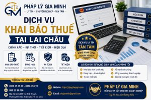 Dịch vụ khai báo thuế tại Lai Châu