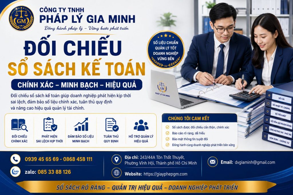 Đối chiếu sổ sách kế toán