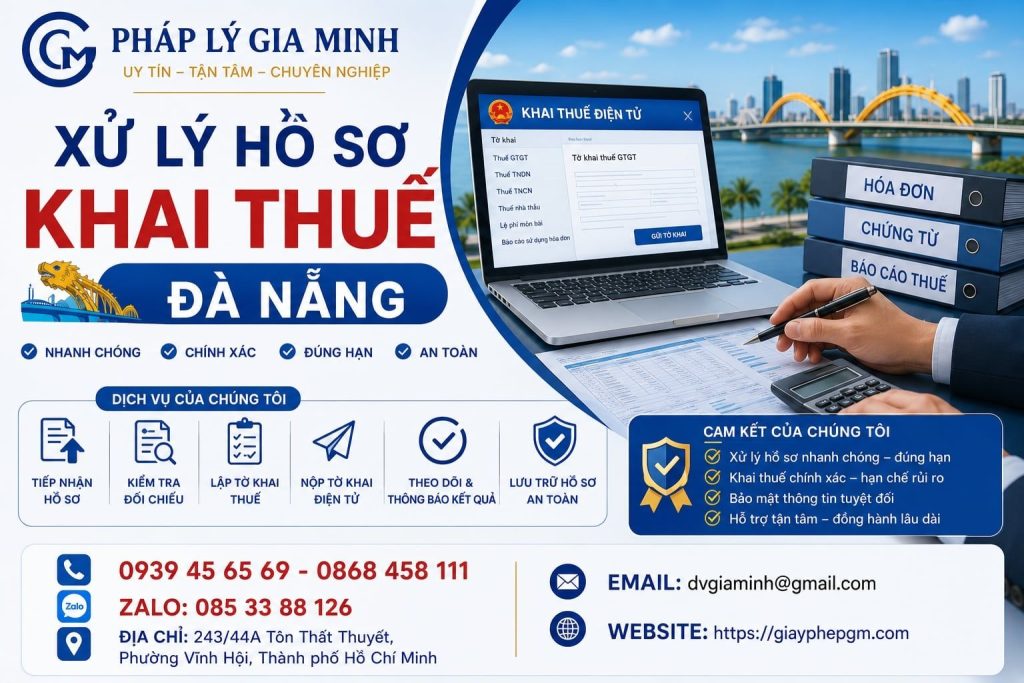 Xử lý hồ sơ khai thuế Đà Nẵng