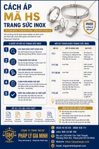 Cách áp mã HS trang sức INOX