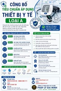 Công Bố Tiêu Chuẩn Áp Dụng Thiết Bị Y Tế Loại A