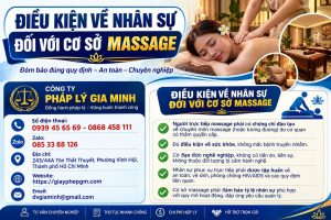 Điều Kiện Về Nhân Sự Đối Với Cơ Sở Massage