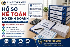 Hồ sơ kế toán hộ kinh doanh