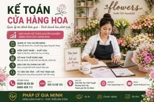 Kế toán cửa hàng hoa