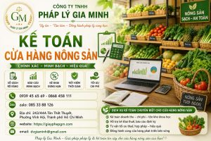 Kế toán cửa hàng nông sản