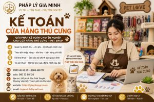 Kế toán cửa hàng thú cưng