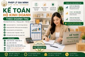 Kế toán hộ kinh doanh theo doanh thu