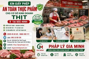 Xin giấy phép an toàn thực phẩm cho cơ sở kinh doanh thịt tại Bắc Ninh