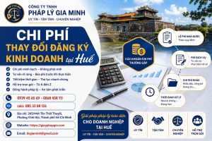 Chi phí thay đổi đăng ký kinh doanh tại Huế