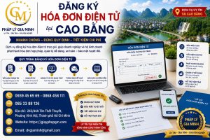 Đăng ký hóa đơn điện tử tại Cao Bằng