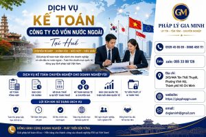 Dịch vụ kế toán công ty có vốn nước ngoài tại Huế