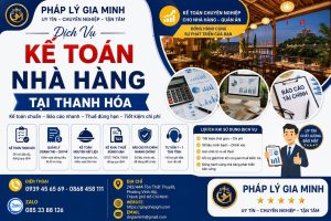 Dịch Vụ Kế Toán Nhà Hàng Tại Thanh Hóa