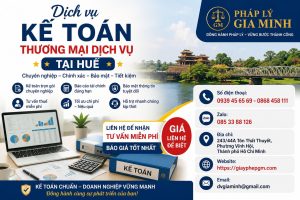 Dịch vụ kế toán thương mại dịch vụ tại Huế