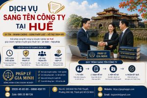 Dịch vụ sang tên công ty tại Huế