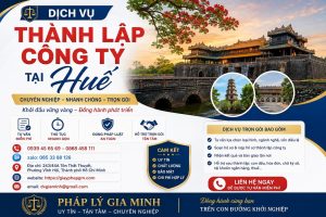Dịch vụ thành lập công ty tại Huế chuyên nghiệp