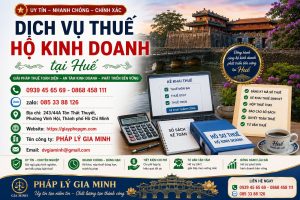 Dịch vụ thuế hộ kinh doanh tại Huế