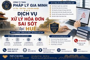 Dịch vụ xử lý hóa đơn sai sót tại Huế