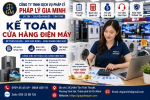 Kế toán cửa hàng điện máy