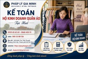 Kế toán hộ kinh doanh quần áo tại Huế