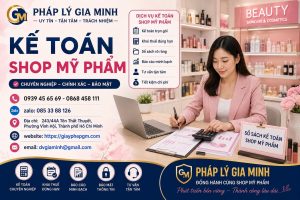 Kế toán shop mỹ phẩm