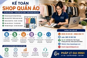 Kế toán shop quần áo