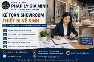 Kế toán showroom thiết bị vệ sinh