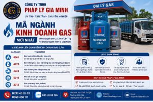 Mã ngành kinh doanh gas mới nhất