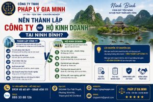 Nên thành lập công ty hay hộ kinh doanh tại Ninh Bình